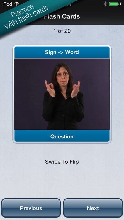 Learn American Sign Language - ASL Video Flashcards