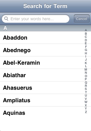 Bible Audio Pronunciations Lite screenshot 2