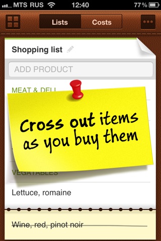 Grocery Mate Lite – Easy-to-Use Shopping List and Expense Tracker screenshot 2