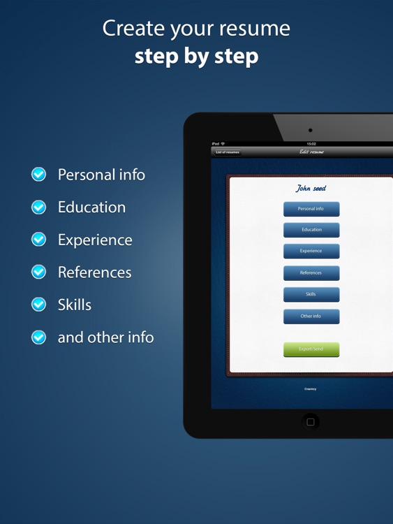 Pocket Mobile Resume PRO