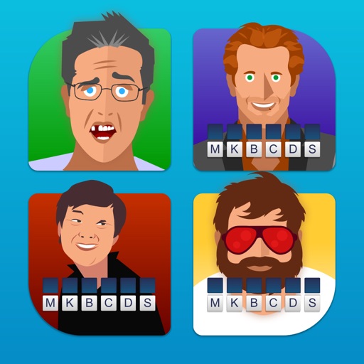 Hey! 4 Actors 1 Movie - Guess the movie with these celebrities iOS App