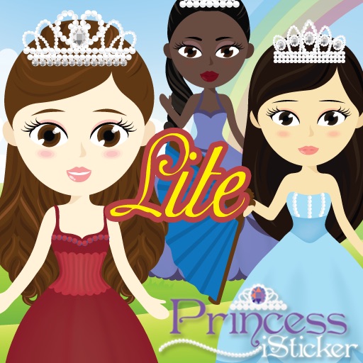 Princess Sticker Lite iOS App