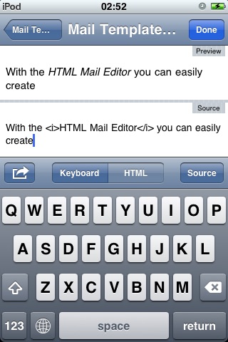 HTML Mail Editor screenshot 2