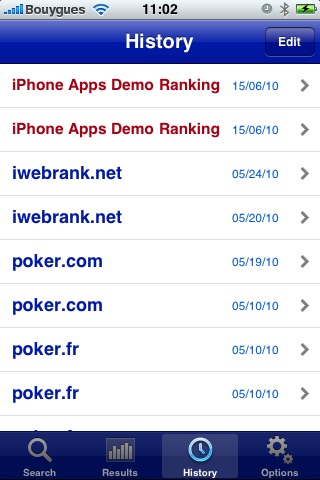 iWebRank Lite screenshot 2