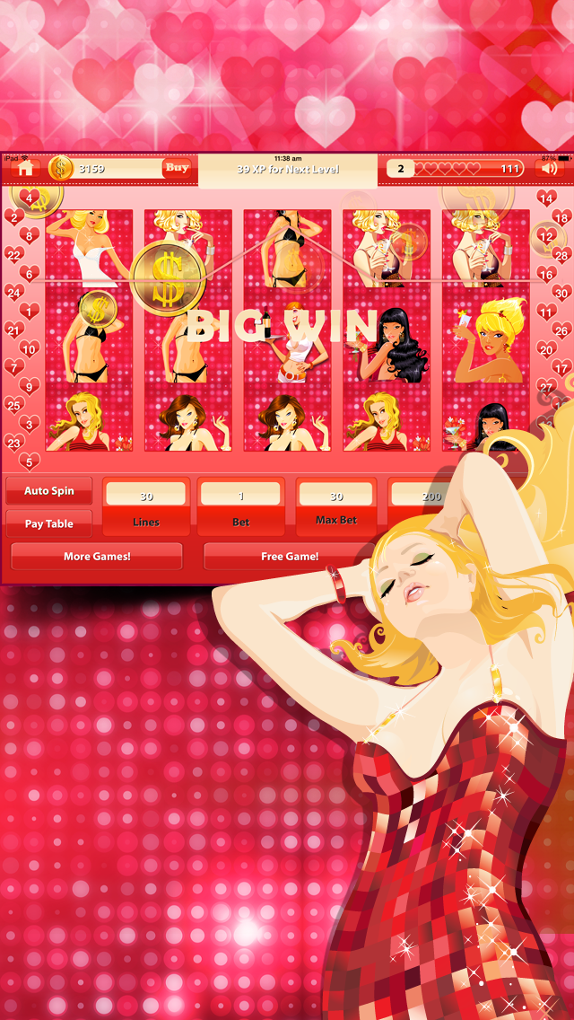 Lovers Strip Tease - Fun Adult Slot Gameのおすすめ画像3