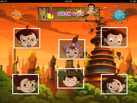 Screenshot #5 pour Draw & Color Chhota Bheem and his Friends