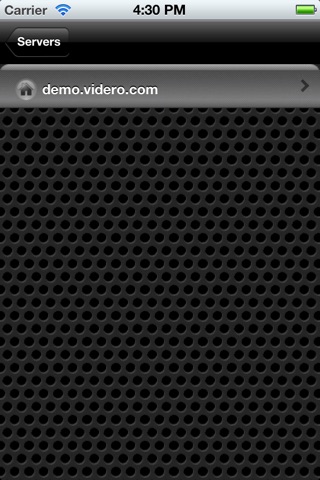 VIDERO Server for iPhone screenshot 3