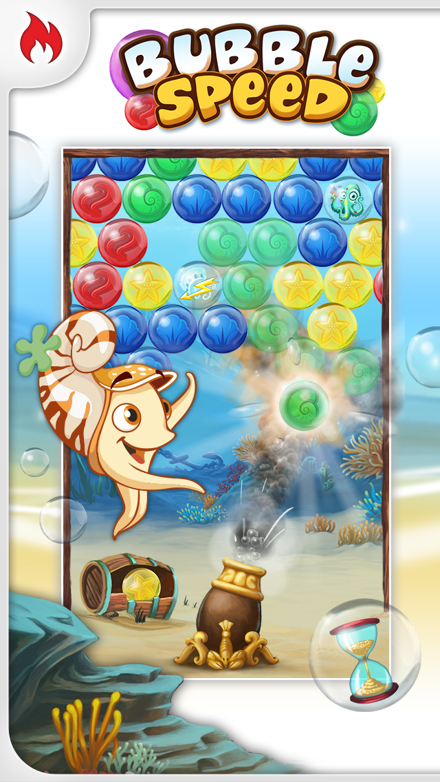 Screenshot #1 pour Bubble Speed – Un jeu d’action et de tirs de bulles addictif et captivant