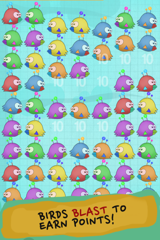 AAA Match Three Blaster Blitz: Doodle Bird Multiplayer Free Puzzle Game screenshot 3