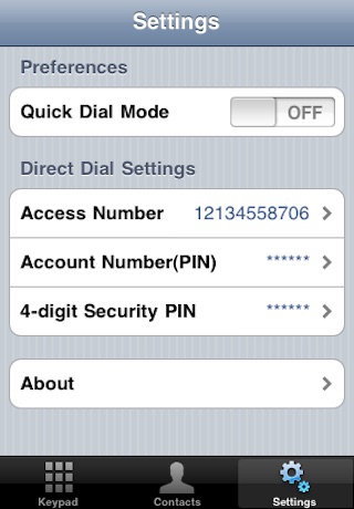 VTX Mobile Dialer screenshot 2