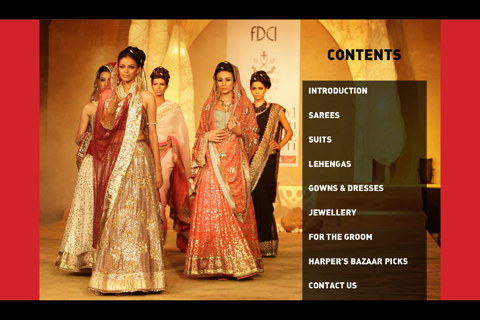 INDIAN BRIDE Look Book 2012 screenshot 2