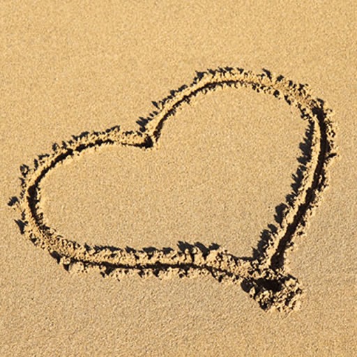 atapDialer Quick Speed Dial to love - Beach Heart Edition