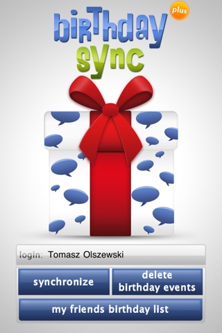 Birthday sync PLUS for Facebook screenshot 2