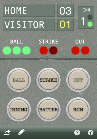 Count Keeper - Baseball and Softball score and count tracker