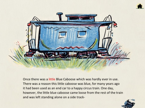 Chuggy and the Blue Caboose is a classic story for kids about friendship between an old blue caboose and an engine, by the author of Corduroy, Don Freeman. A perfect bedtime tale for any train lover.(iPad Lite Version, by Auryn Apps) screenshot 2