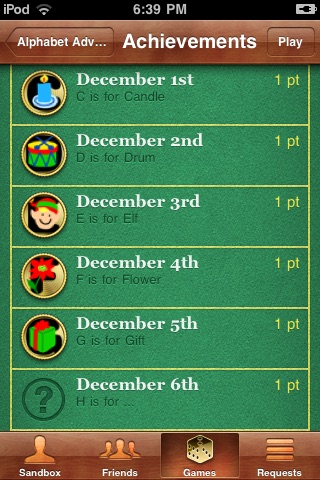 Alphabet Advent Calendar