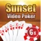 Aces Deluxe Video Poker Club at Sunset Strip Casino – 6 Free Lucky Bonus Card Gambling Games