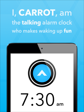 Screenshot #1 for CARROT Alarm - Talking Alarm Clock