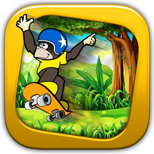 Rollerblade Ape - Help Kong Escape Icon