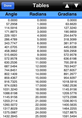 Conversion Factors - Angle screenshot 3