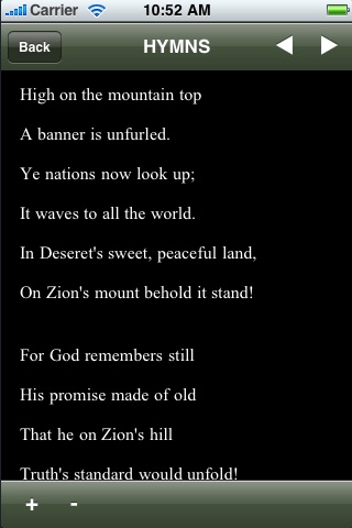 LDS Hymns App screenshot 4