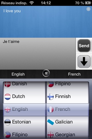 TranslateSMS screenshot 2