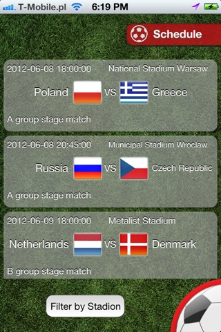 Go Euro 2012 screenshot 2