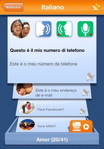 iSpeak Italian: Interactive conversation course - learn to speak with vocabulary audio lessons, intensive grammar exercises and test quizzes screenshot 4