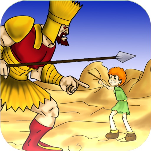 David and Goliath (biblical story) icon