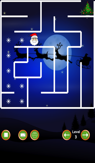 Screenshot #3 pour Labyrinthe de Noël (père Noël vs bonhomme de neige)