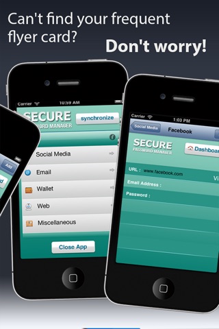 Secure Credit Cards & Password Storage screenshot 3