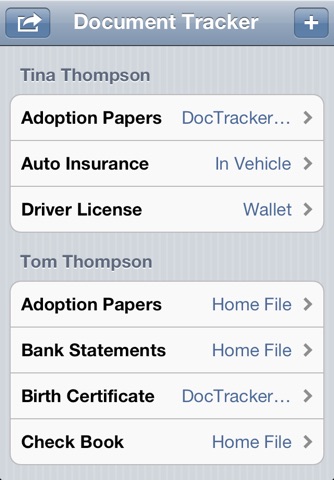 Document Tracker screenshot 2