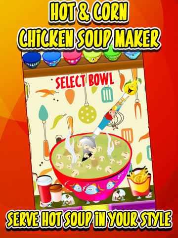 Screenshot #6 pour Hot & maïs , soupe au poulet Maker - Enfants gratuits, Jeux de cuisine alimentaire