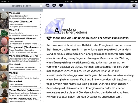 Energie Steine HD screenshot 2