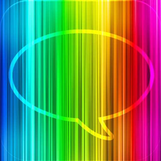 Message Makeover - Colorful Text Message Bubbles