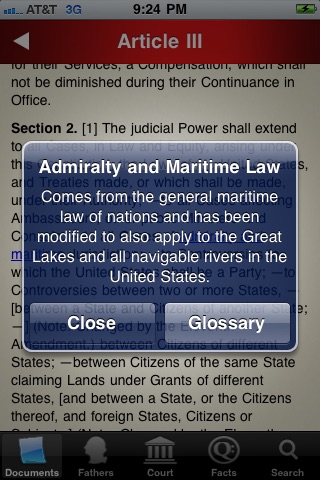 U.S. Constitution and Facts screenshot 3