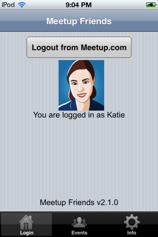 Meetup Friends for iPhone screenshot 3