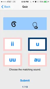 Gujarati Vowels - Script and Pronunciation screenshot #5 for iPhone