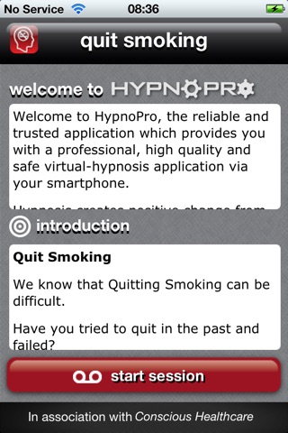 HypnoPro Quit Smoking screenshot 2