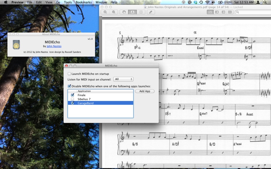 MIDIEcho for Mac OS X - 1.0.2 - (macOS)