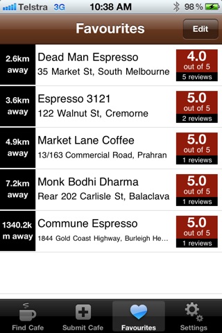 Wherespresso screenshot 4