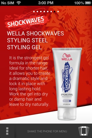 Wella Shockwaves screenshot 2