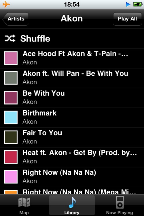 Huesic Colour Music Player