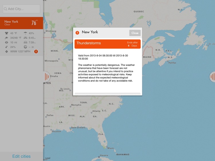 NOAA Radar & Hurricane inFocus Free - by Clear Day™ (Storm Alerts, Hurricane Tracker & Weather Forecast) screenshot-4
