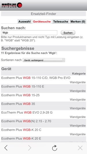 BROETJE Ersatzteil App(圖3)-速報App