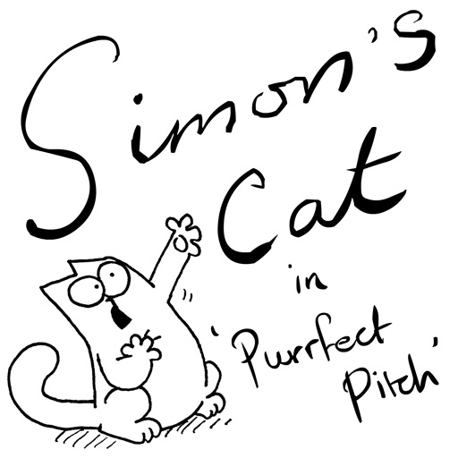 Simon's Cat in 'Purrfect Pitch' iOS App