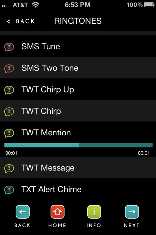 Text Tones & Alerts