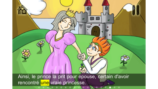 Screenshot #1 pour La Princesse au Petit Pois – Mémoire – Puzzle – Livre (Lite)