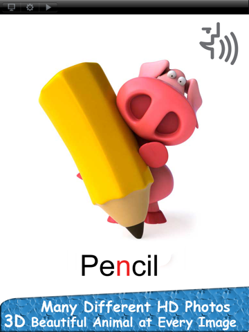Screenshot #4 pour Baby Hear & Read Nouns Lite - See, Listen and Spell with 3D Animals for Free - Best Game and Top Fun for Kids