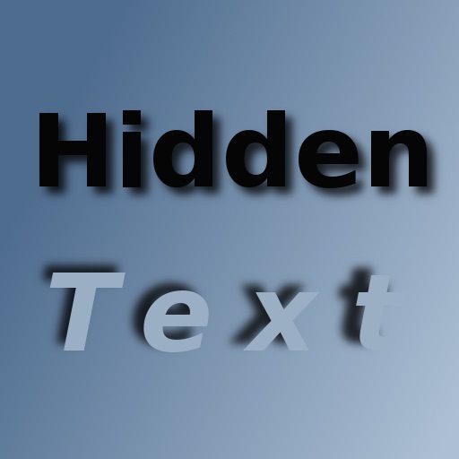 Hidden Text